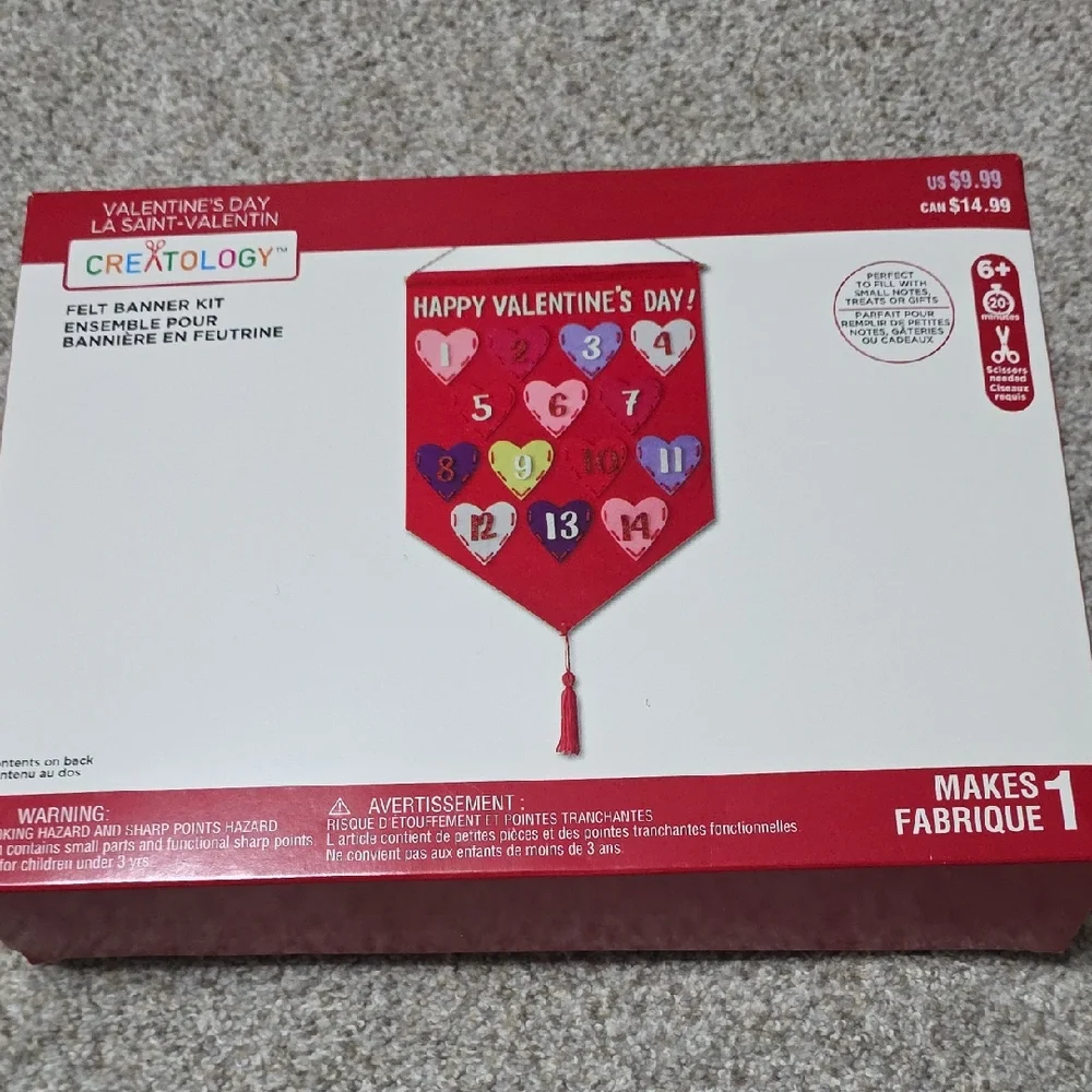 Creatology Valentine's Day Heart Banner Kit - Red and Pink